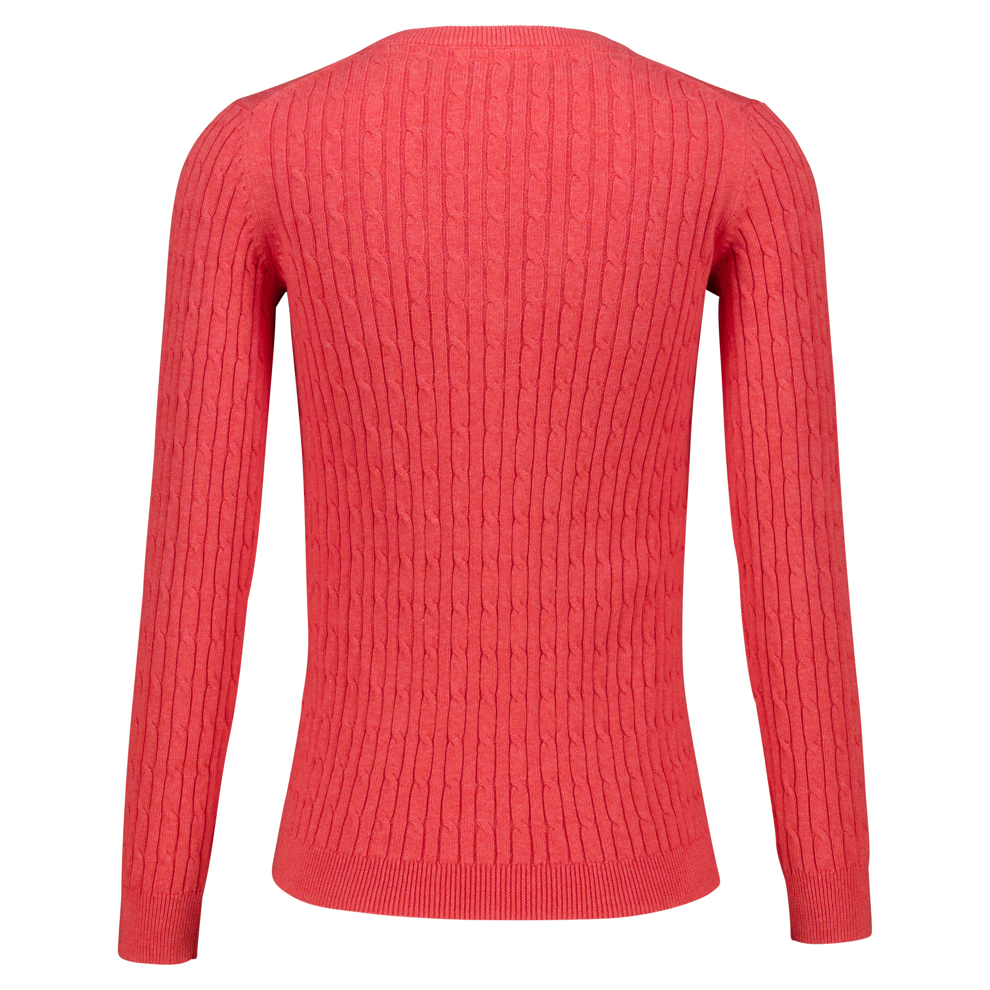 Weibliches Model mit CAMPS BAY Pullover in Red
