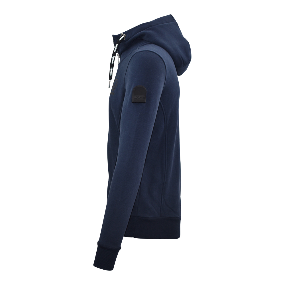 Männliches Model mit Björkvin Sweatjacke in Night Sky