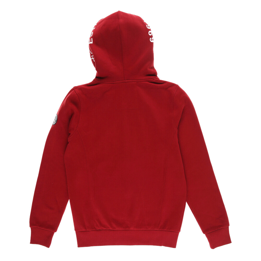 Männliches Model mit CAMPS BAY Sweatjacke in Sun Dried Tomato