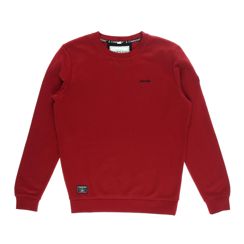 Männliches Model mit CAMPS BAY Hoodie in Sun Dried Tomato
